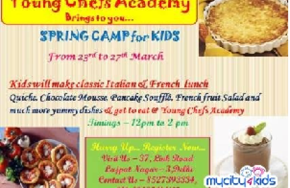 YOUNG CHEFS ACADEMY SPRING CAMP